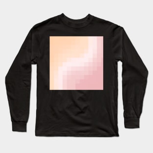 Peach and Rose Mosaic Long Sleeve T-Shirt